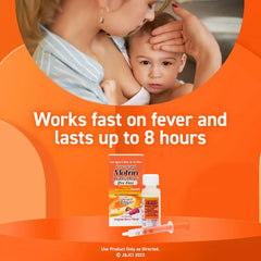 Infants' Motrin Oral Suspension Concentrated Liquid Medicine Drops with Ibuprofen, NSAID Fever Reducer & Pain Reliever for Babies, Dye Free, Alcohol-Free, Berry Flavored, 1 fl. oz