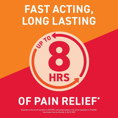 Motrin Dual Action with Tylenol, Ibuprofen & Acetaminophen Fast-Acting, Long Lasting Pain Reliever for Minor Aches & Pains, Ibuprofen (NSAID) 125 mg & Acetaminophen 250 mg, 120 ct