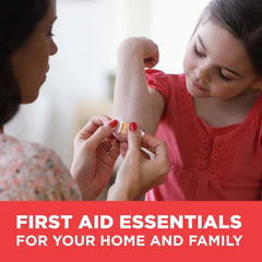 BAND-AID Brand All-Purpose Portable Compact First Aid Kit for Minor Cuts, Scrapes, Burns & Aches, Wound Care Essentials for Home, Car, Dorm, Travel, Cruise, Camping & Outdoor Emergency Kit, 160 Piece